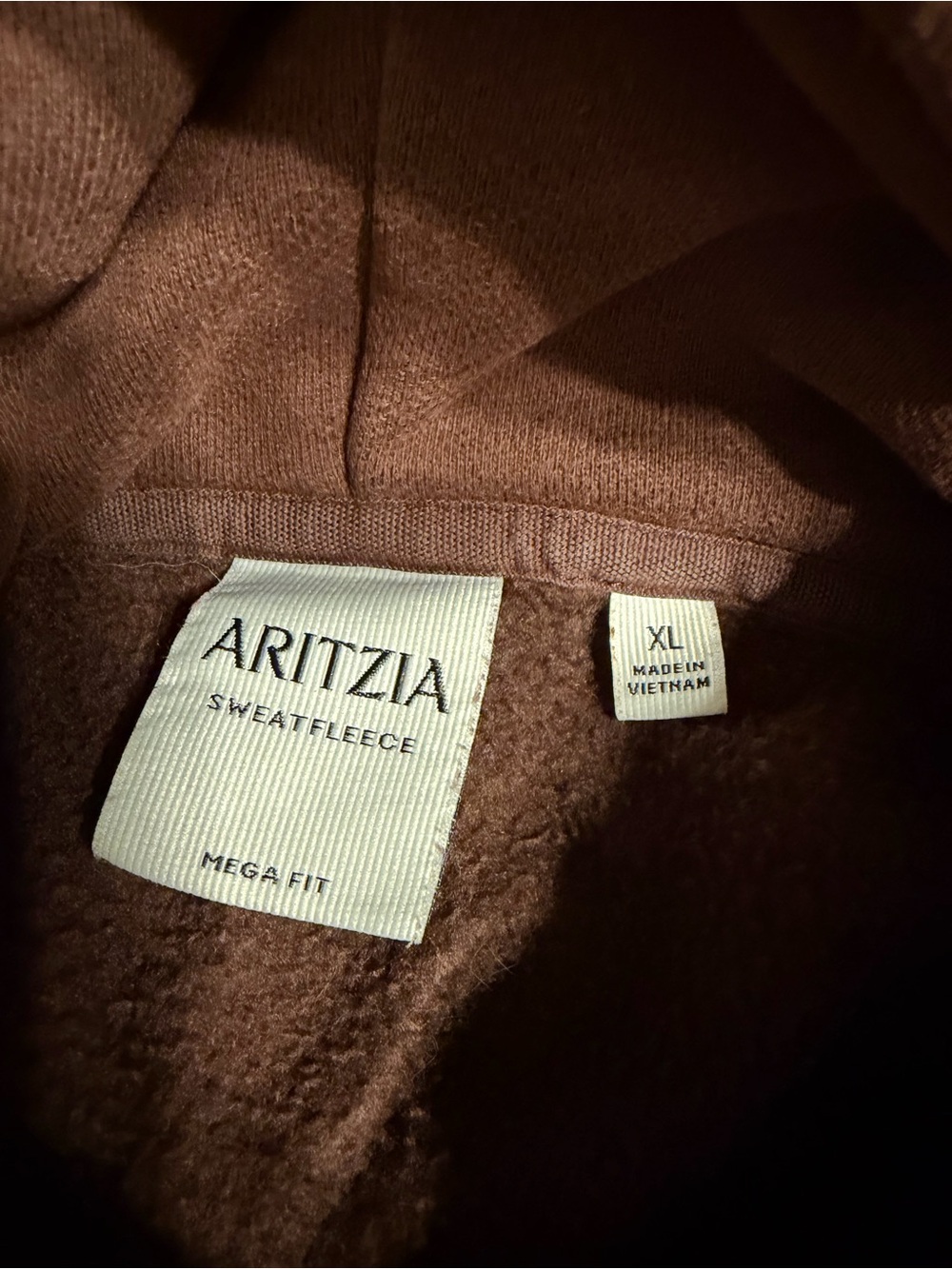 Aritzia Cozy Sweatfleece Mega Raglan Hoodie - Picture 2 of 2